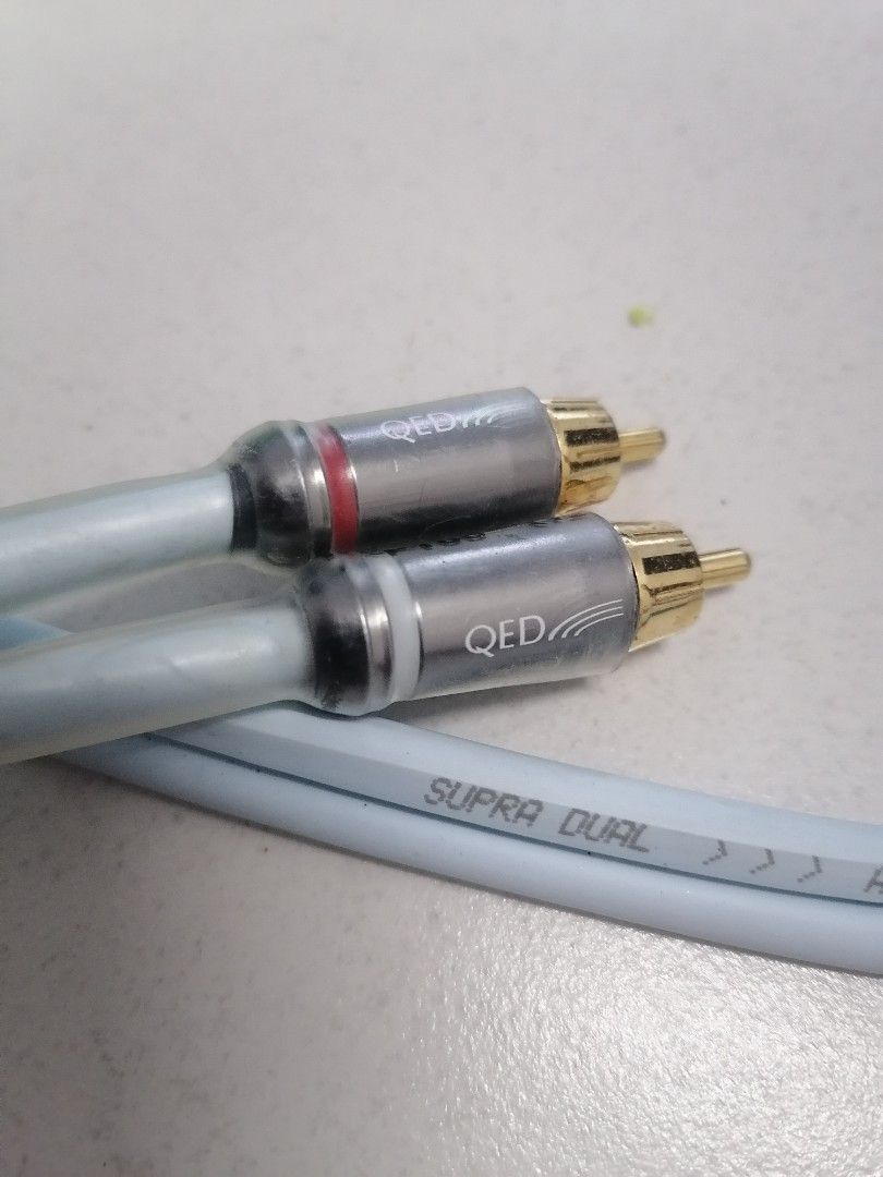 Supra Dual Analogue Interconnect Cable RCA RCA, TV & Home Appliances