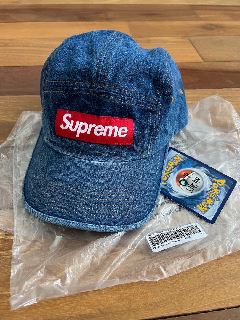 Supreme Washed Chino Twill Denim Supreme Twill Camp Cap Supreme