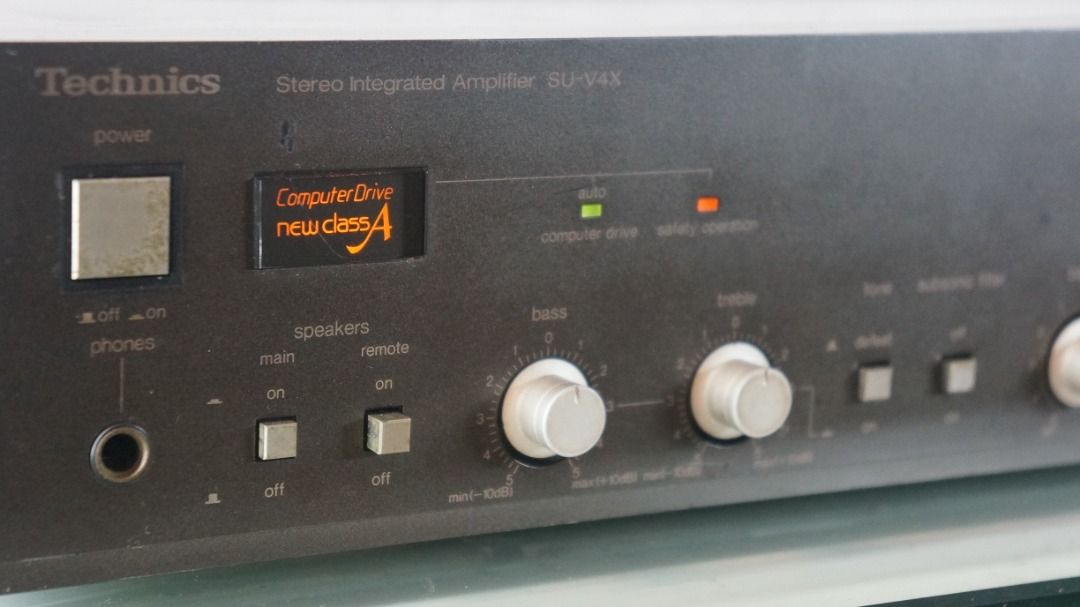 Technics Su V4x Stereo Integrated Amplifier Class A Audio Soundbars Speakers And Amplifiers