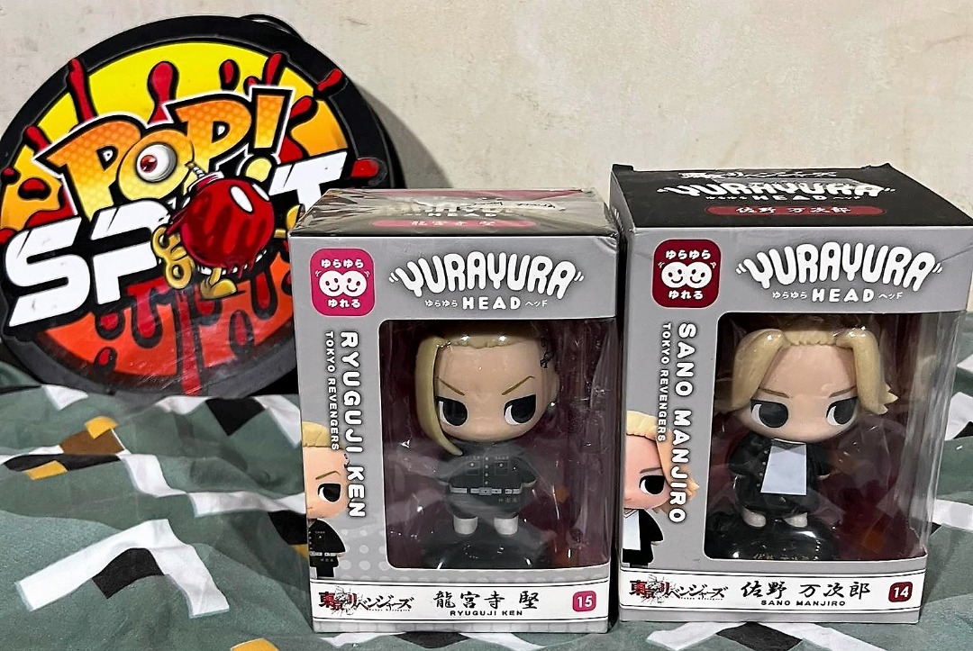 Tokyo Revengers Yura Yura Set Mikey Drakken Figure, Hobbies & Toys