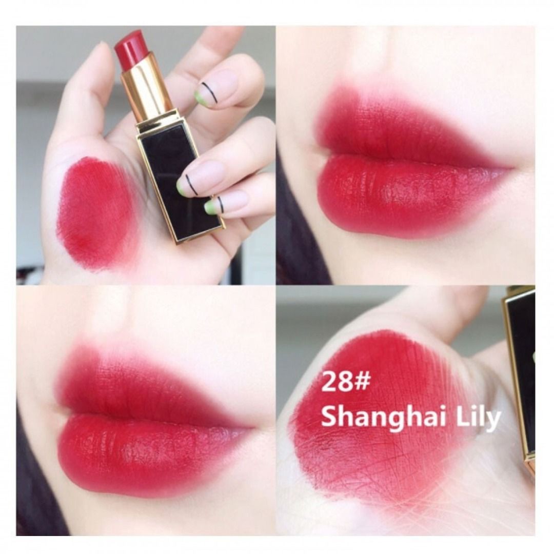 TOM FORD Satin Matte Lipstick 28 Shanghai Lily Beauty