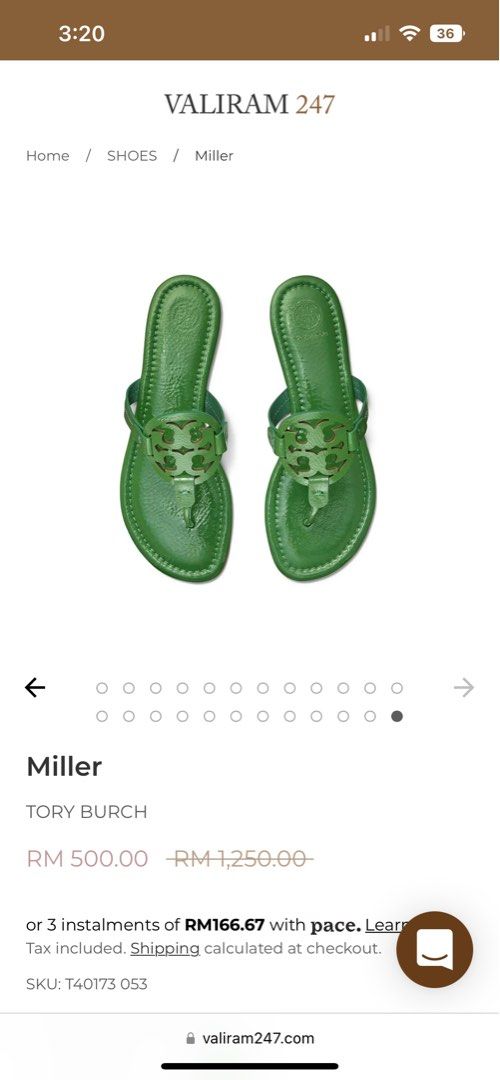 Tory burch miller sandals sand on sale