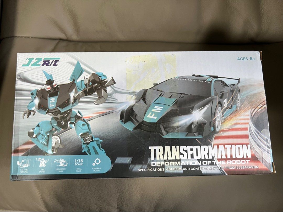 Transformable Remote Control Car (Category: Remote Control Toys) located in Singapore. Submitted by beanie76 (Listing ID 1201466132, Image 3). Description: It brand new as I only removed it from the boxes to take photos. Makes a nice present for kids above 6 yrs😊.