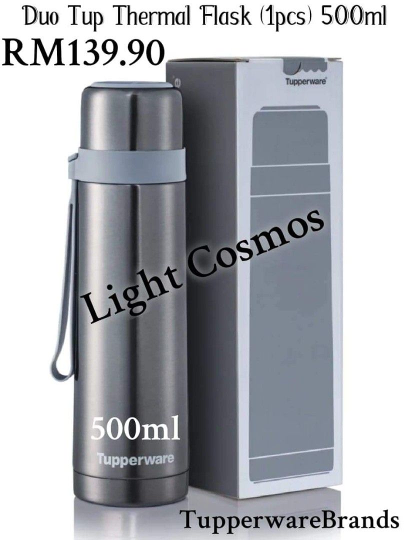 Harga thermos shop flask tupperware 500ml