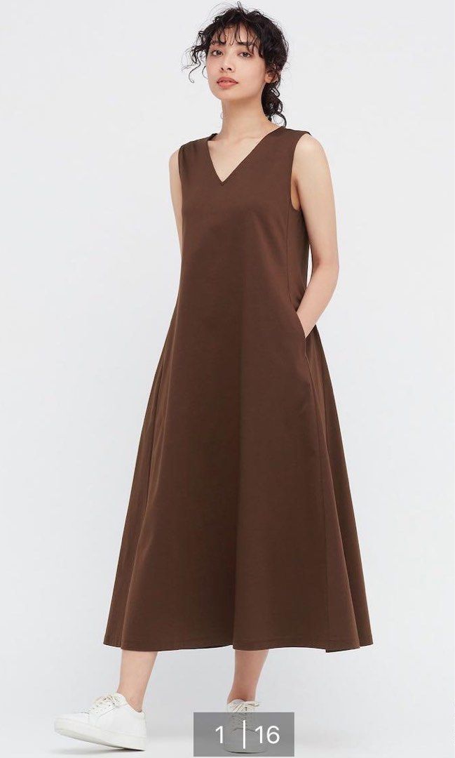 Uniqlo sleeveless dress online