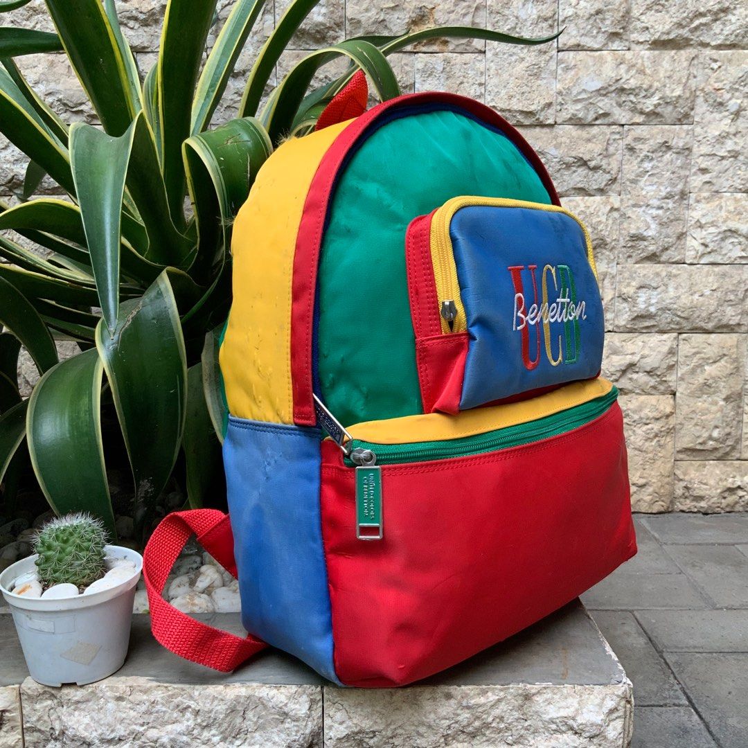 UNITED COLORS 振り絞っ OF BENETTON 学生かばん 80