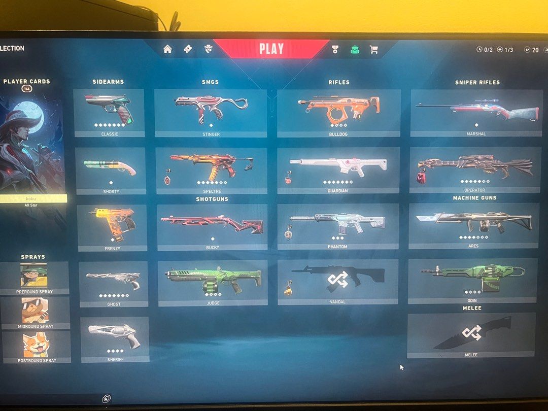 Valorant Skins Account, Video Gaming, Video Games, Others on Carousell