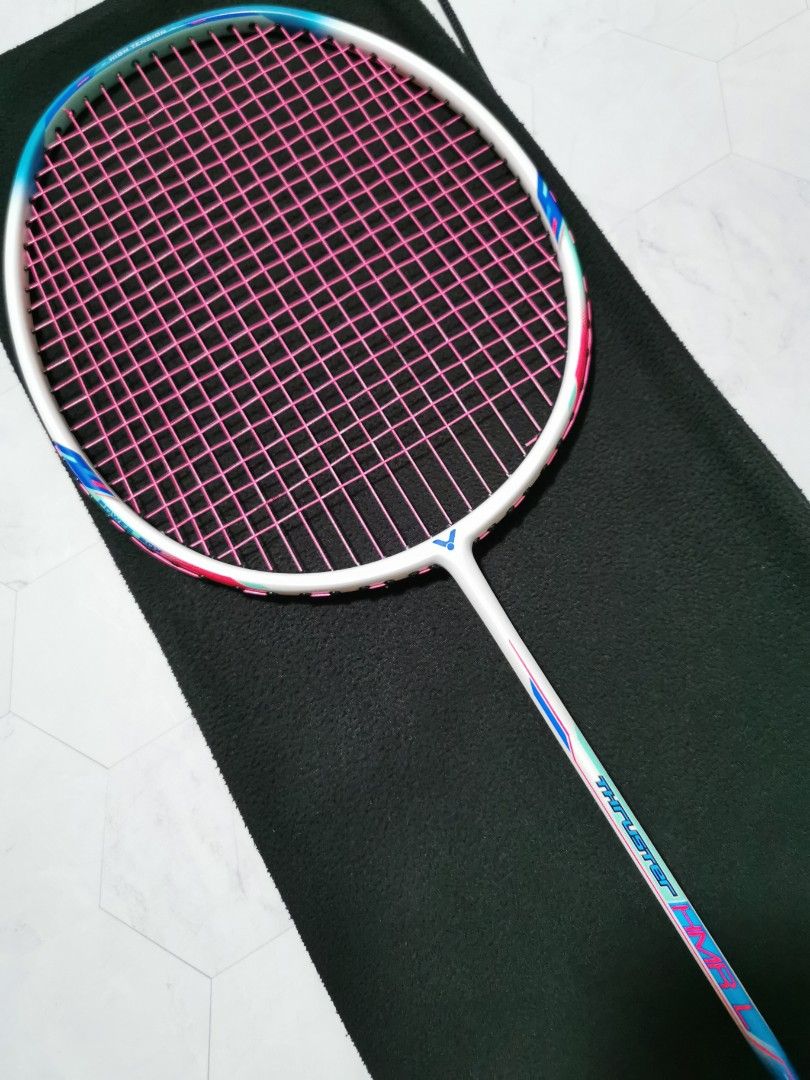 Victor Thruster HMR Hammer Light Badminton Racket with Victor VBS66 ...