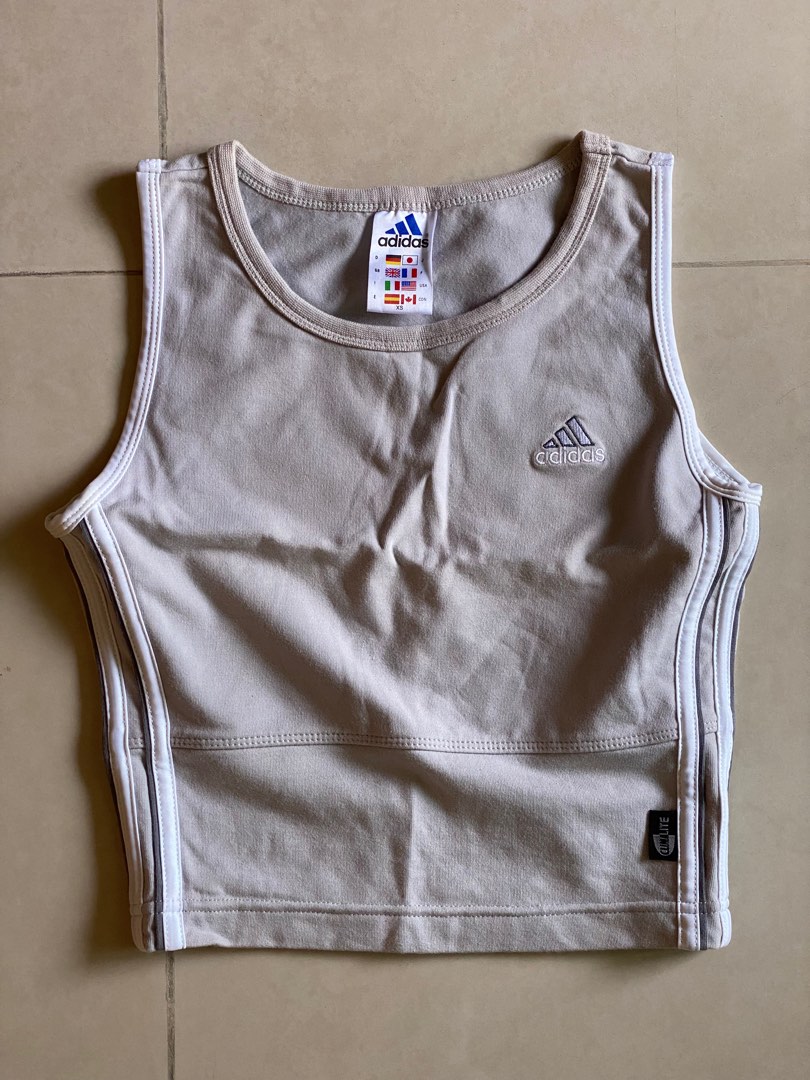 Vintage Adidas Crop Top Women s Fashion Tops Other Tops on
