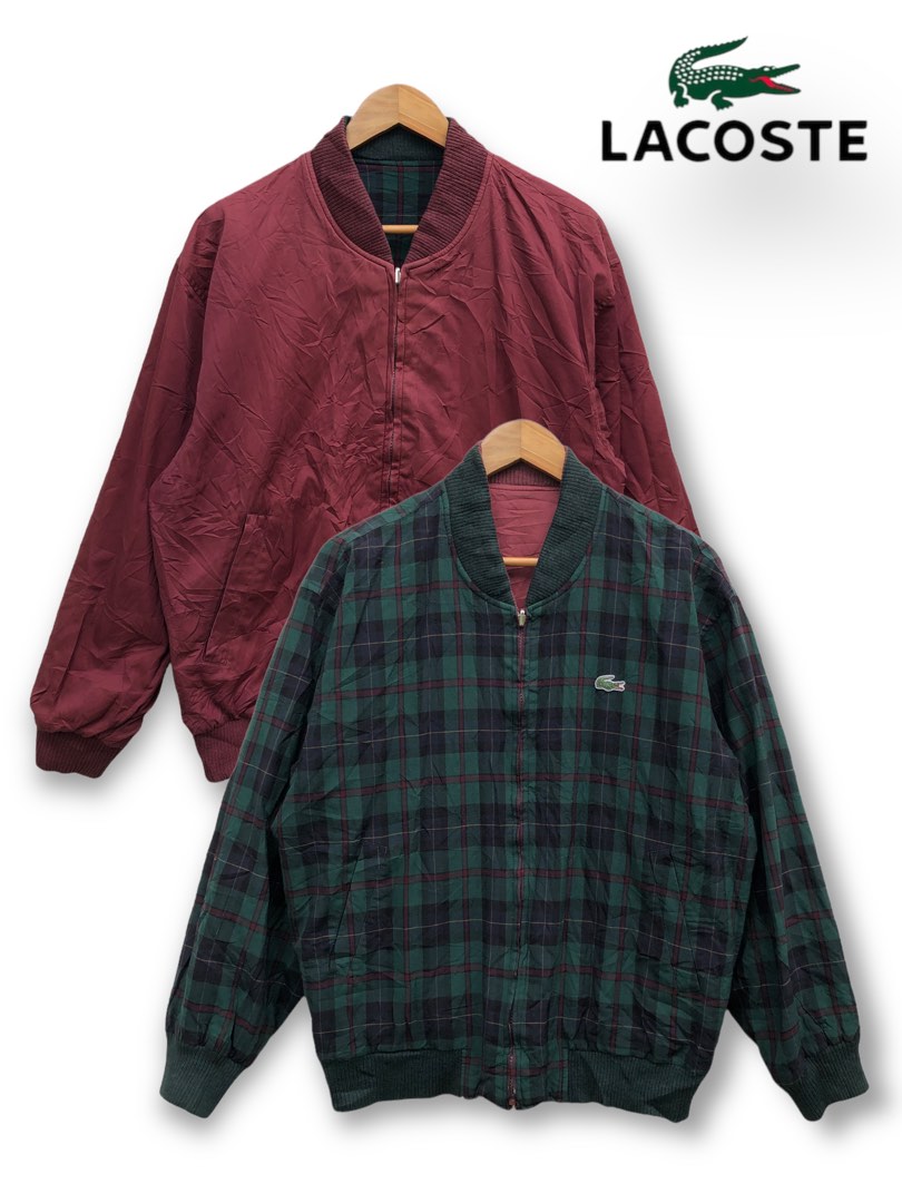 Lacoste vintage bomber jacket clearance