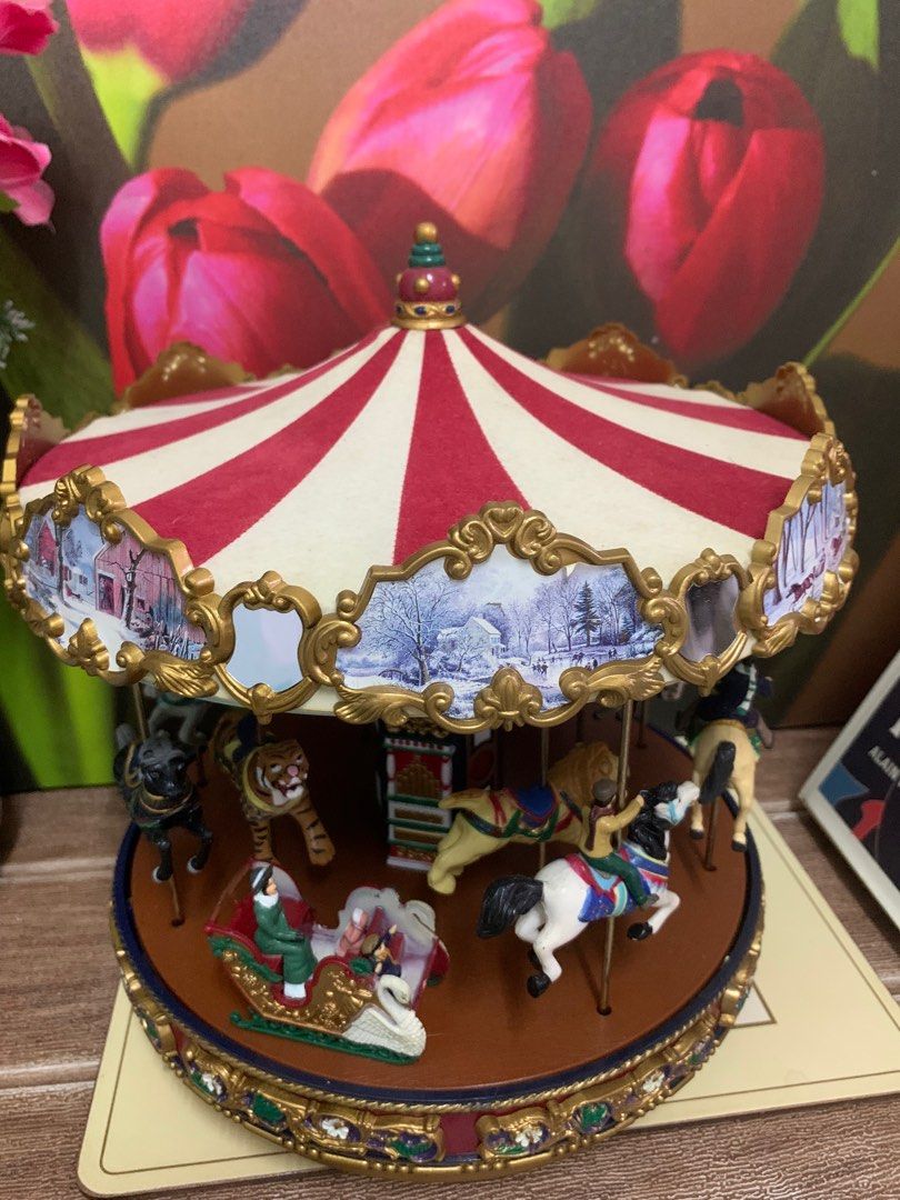 Mr new arrivals christmas carousel