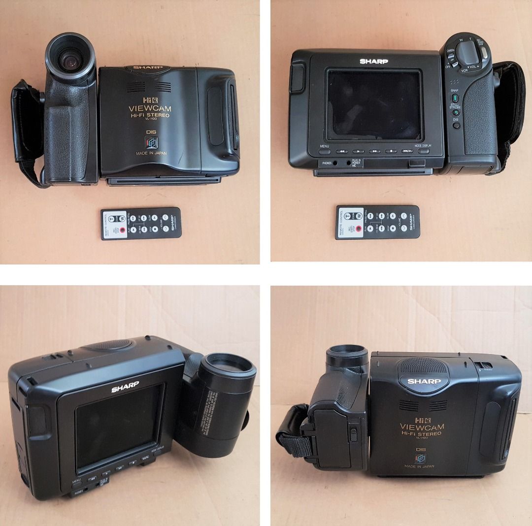 Vintage Sharp Camcorder, Model VLH90E, Made in Japan, View Cam, HIFI