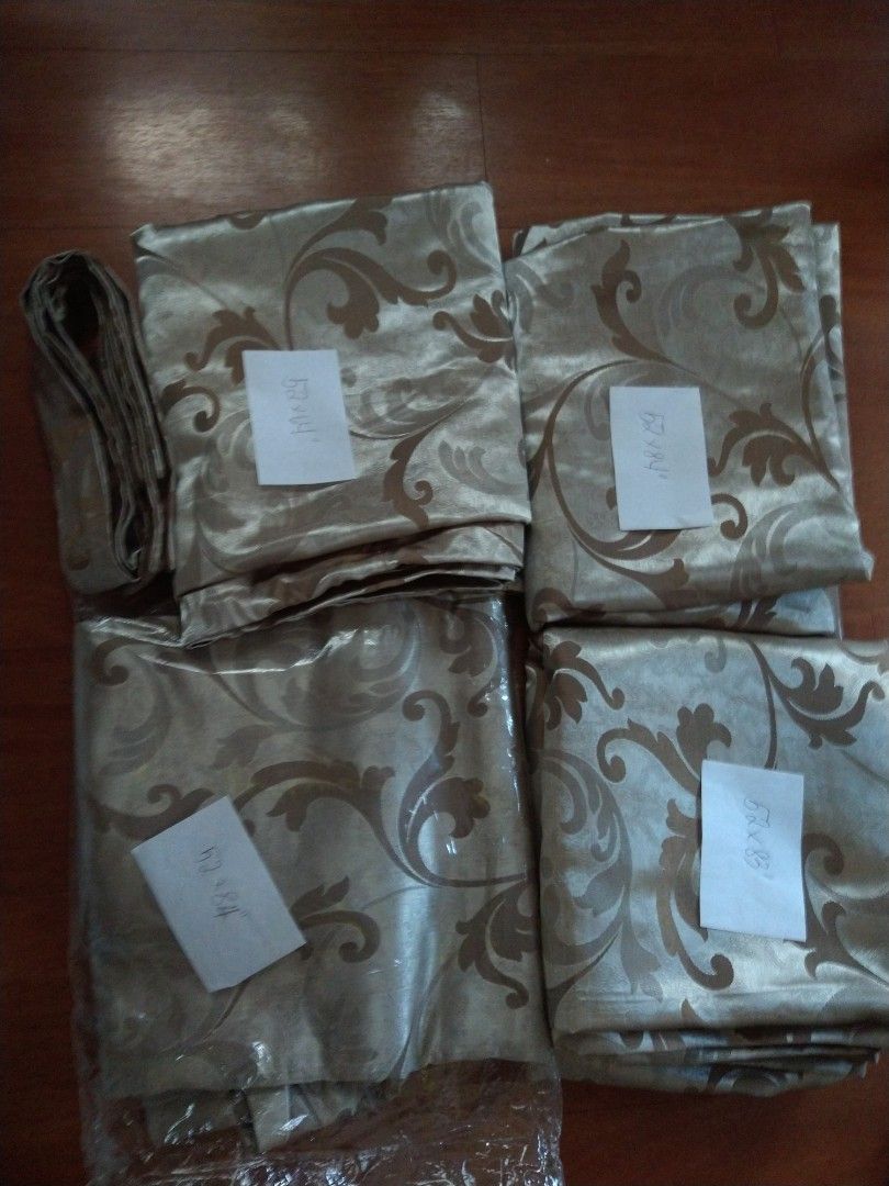 Window Glass panel thick curtains and curtain bars (Category: Bedding & Towels) located in Manila. Submitted by PickClickShip (Listing ID 1201507109, Image 3). Description: Take all! Thick Curtain for Glass Panel with 2pcs curtain rod set Selling all as package, very slightly use since condo unit is not occupied most of the time. - 4pcs of thick quality curtains - 1 panel curtain never used - package comes with 2 PCs gold curtain rod - sizes of c