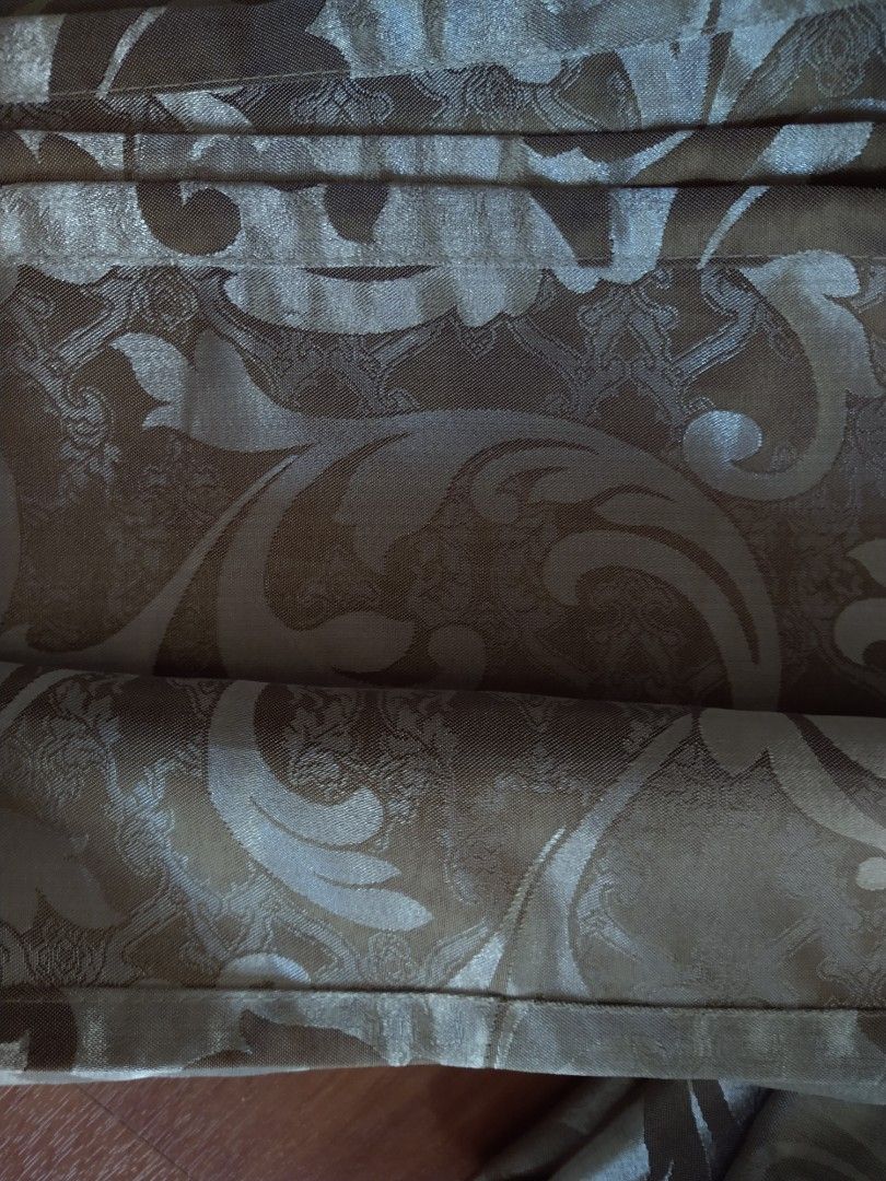 Window Glass panel thick curtains and curtain bars (Category: Bedding & Towels) located in Manila. Submitted by PickClickShip (Listing ID 1201507109, Image 1). Description: Take all! Thick Curtain for Glass Panel with 2pcs curtain rod set Selling all as package, very slightly use since condo unit is not occupied most of the time. - 4pcs of thick quality curtains - 1 panel curtain never used - package comes with 2 PCs gold curtain rod - sizes of c