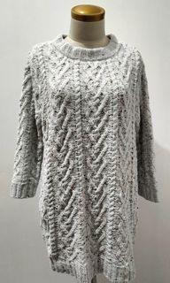 Dijual cepat!!! Winter dress  (soft baby blue knit)