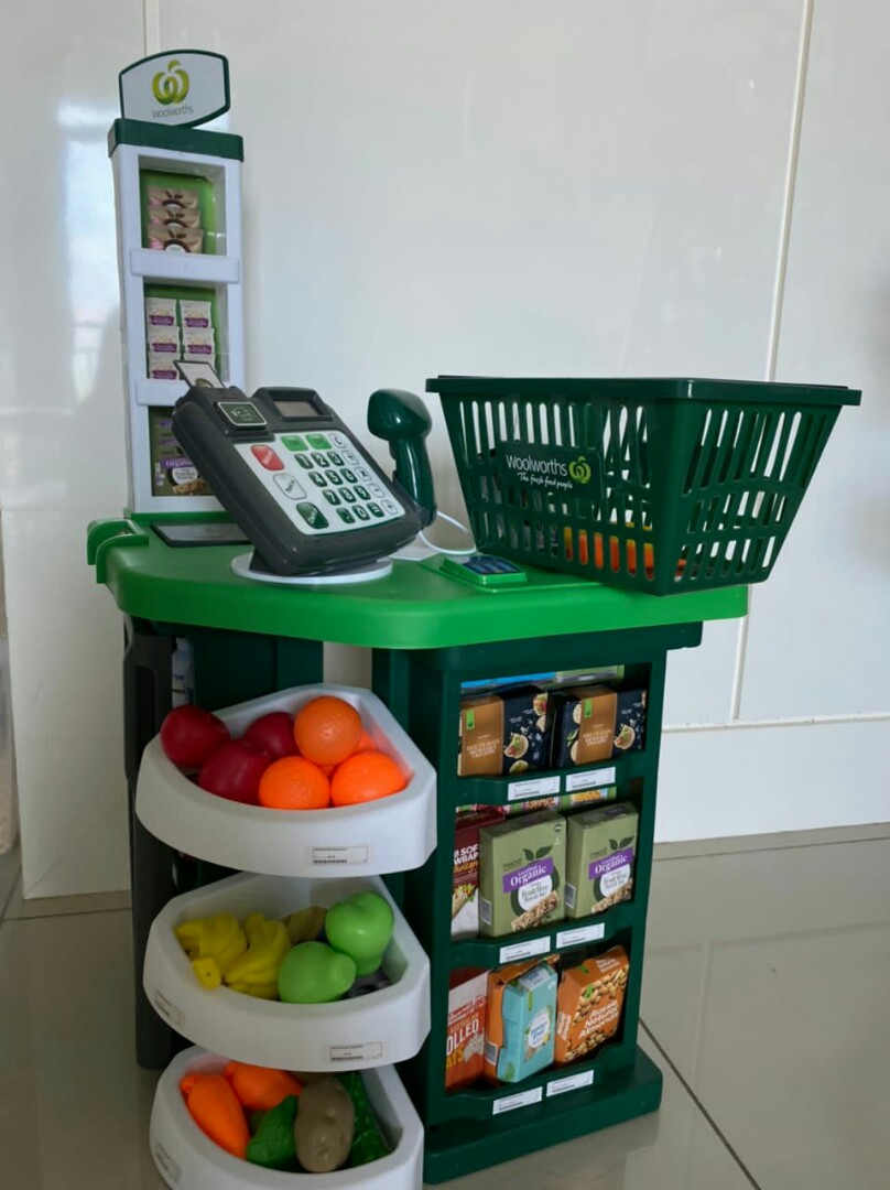 Woolworths mini supermarket set, Hobbies & Toys, Toys & Games on Carousell