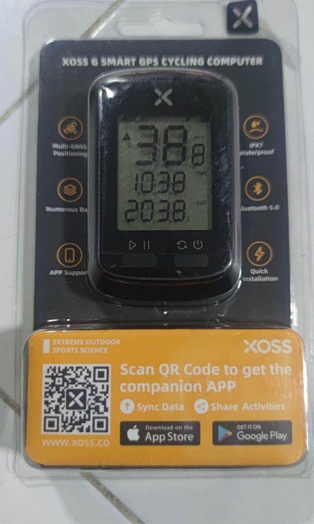XOSS G Smart GPS Cycling Computer w/ Speed/Cadence sensors, Sports
