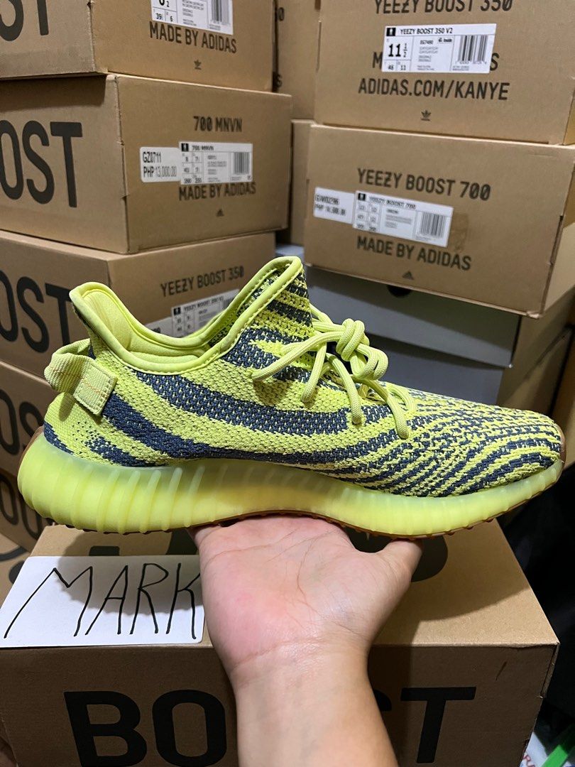 Frozen yellow yeezy new arrivals 700