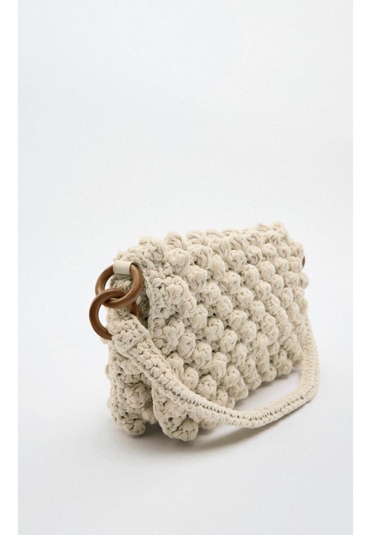 Zara crochet 2025 bag