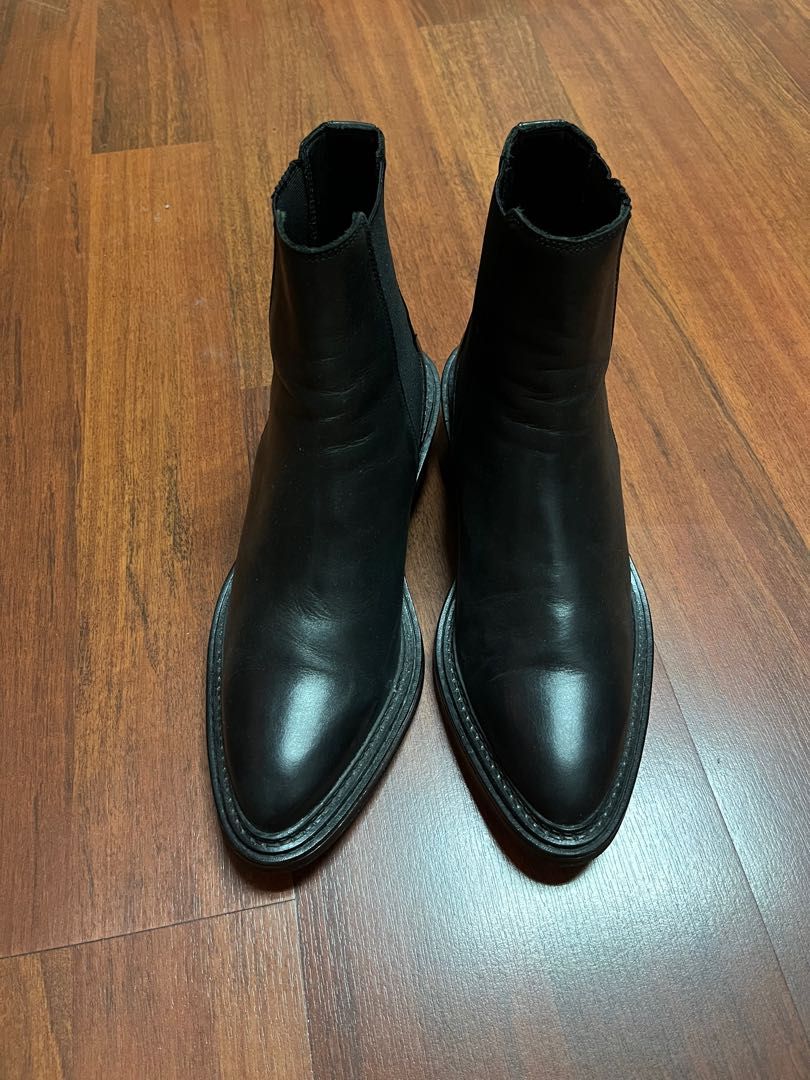 zara leopard boots