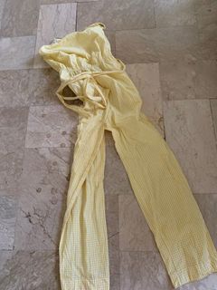 Zara yellow gingham