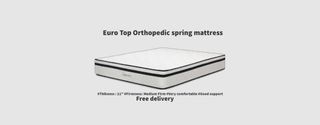 11"Euro Top  Orthopedic Spring Mattress.  Single size /Super Single /Queen /King   #Free Delivery  #Brand New