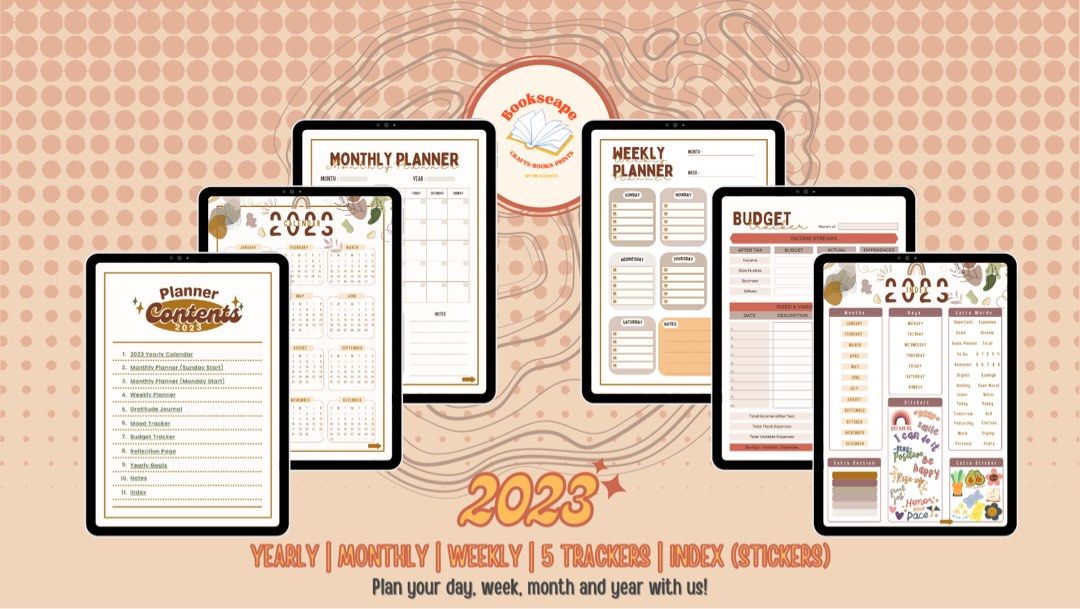 2023 Digital and Printable Planner on Carousell