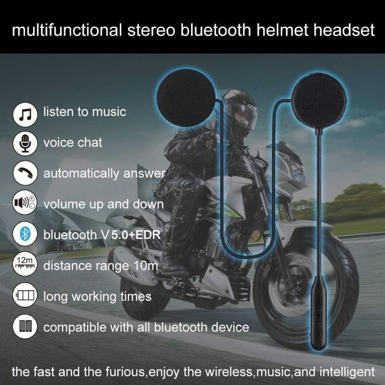 [2915] BT30 BLUETOOTH HELMET HEADPHONE, Audio, Headphones & Headsets on