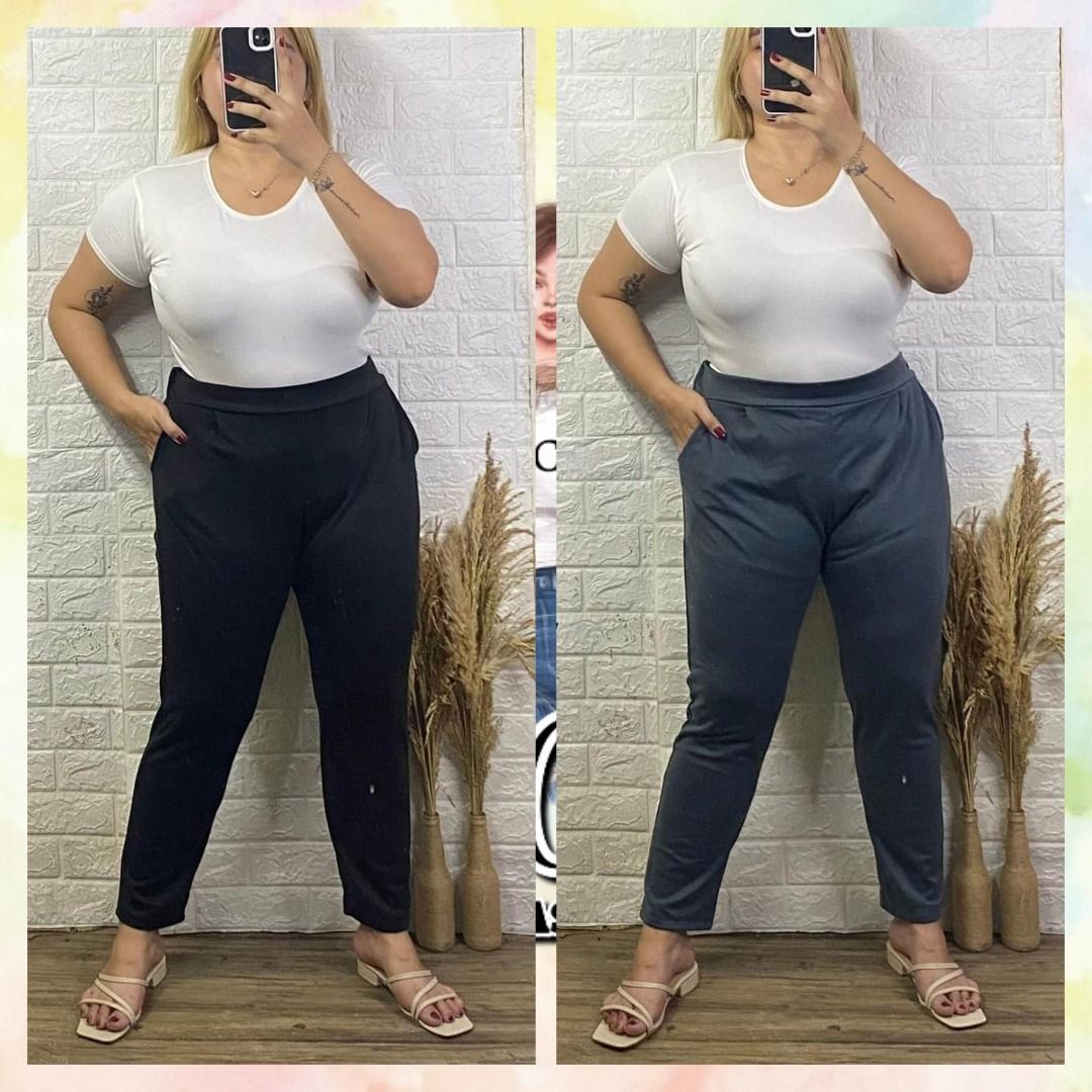 WOMEN'S PLUS SIZE SLACKS & CASUAL PANTS 36”, Women's Fashion, Bottoms,  Other Bottoms on Carousell