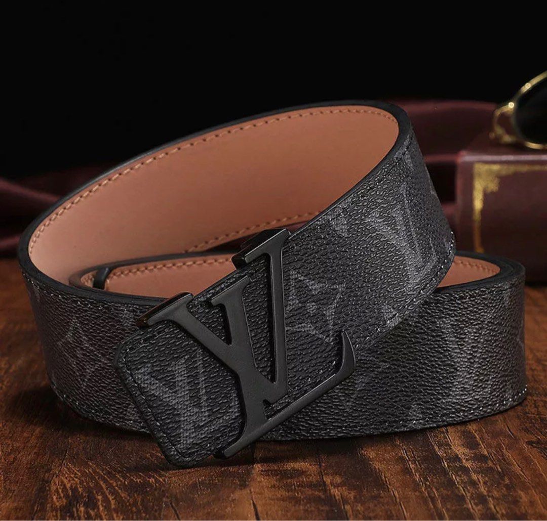 Louis Vuitton Belt Initiales Reversible Monogram Ghw (Black) – ValiseLaBel