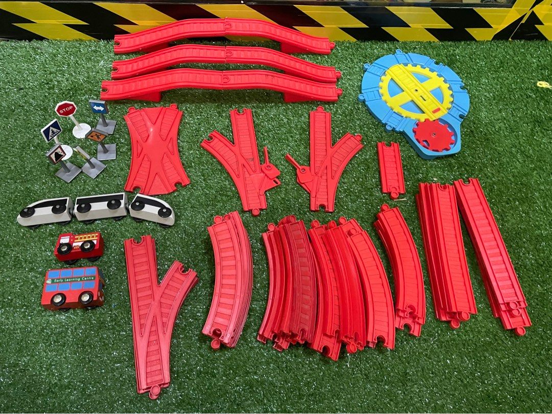 Plastic toy sale train tracks