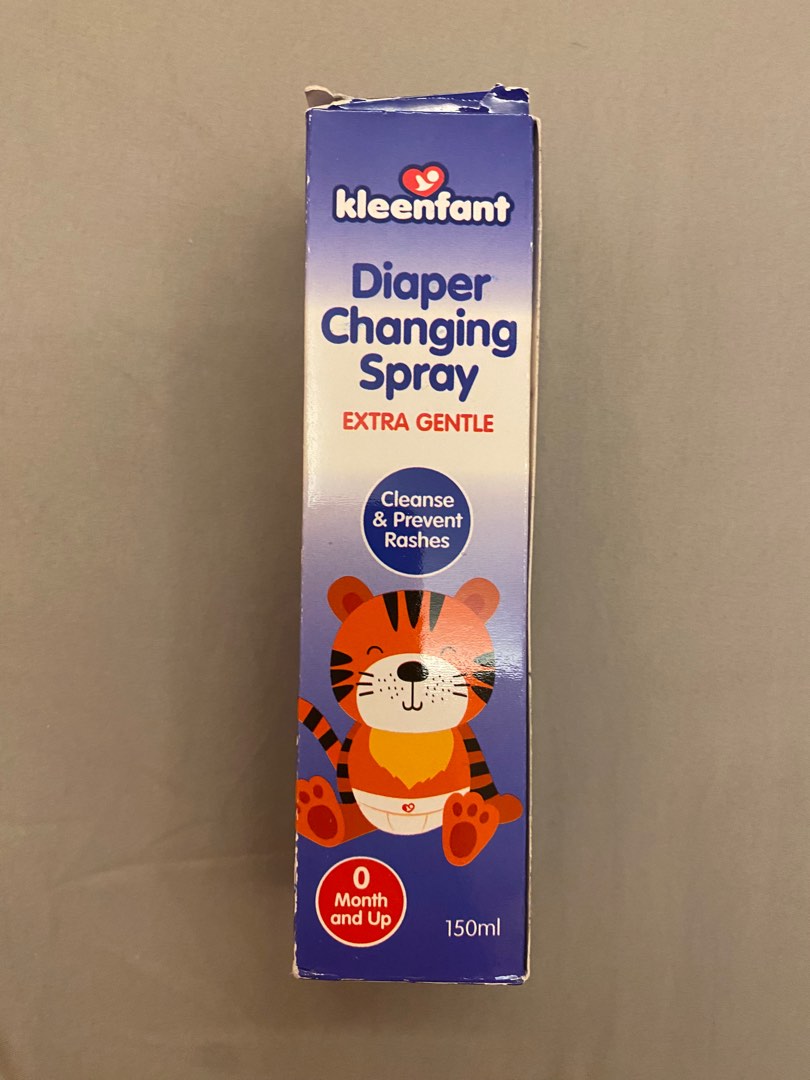 [98 FULL] Kleenfant Diaper Changing Spray, Babies & Kids, Bathing