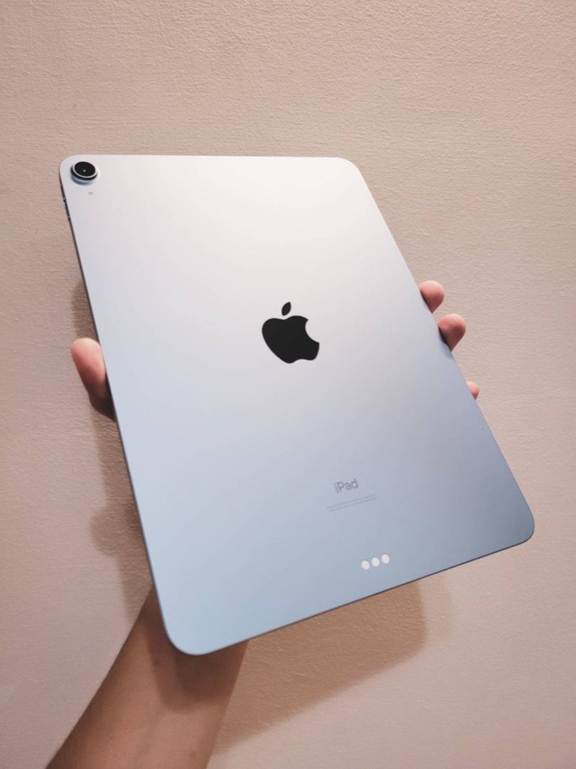 📱原廠保固中❗️二手iPad Air 4 WiFi版256G 天空藍👉高雄市區可親送到