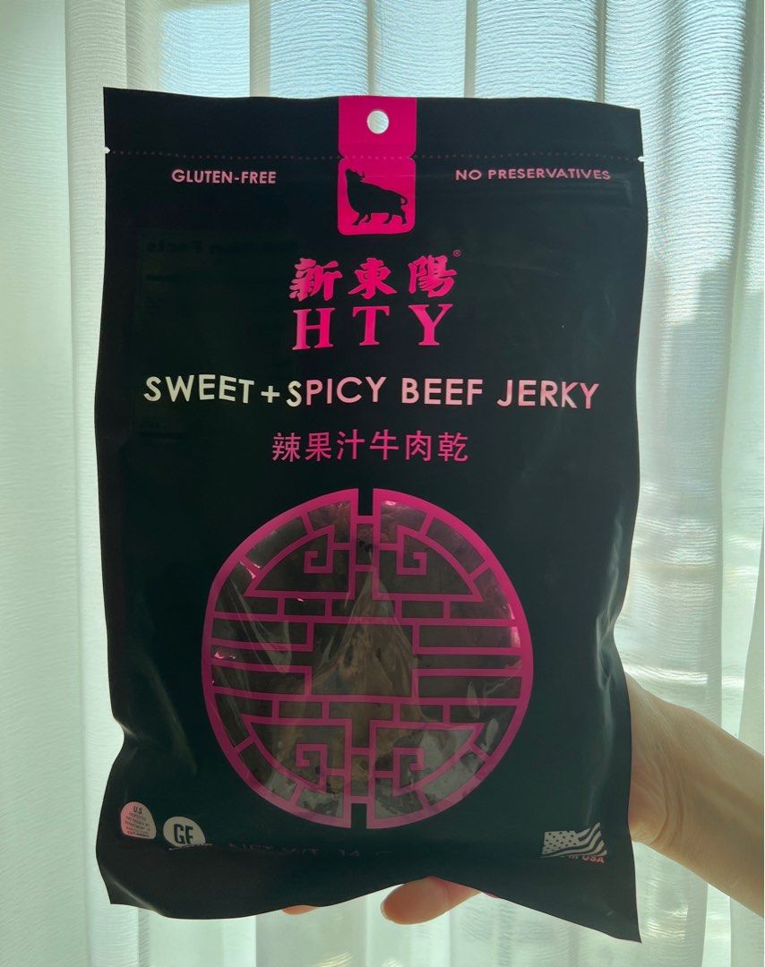 新東陽辣果汁牛肉乾sweet Spicy Beef Jerky 美國直送 嘢食 嘢飲 包裝食物 即食食物 Carousell