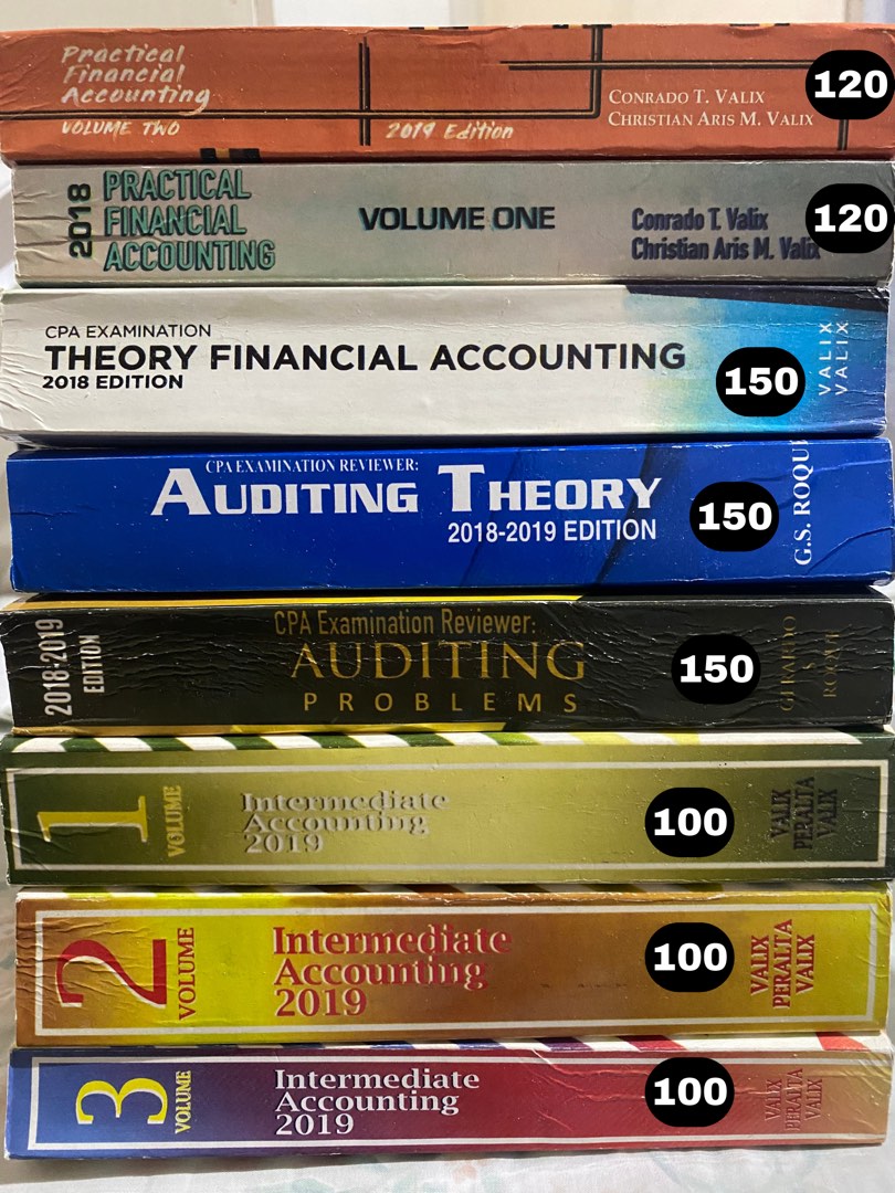 ACCOUNTING BOOKS (for accounting students + CPA board exam reviewees