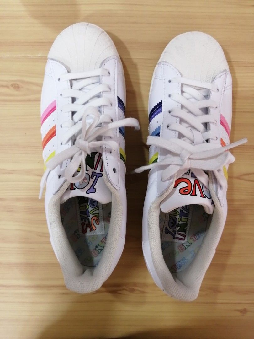 colourful adidas sneakers