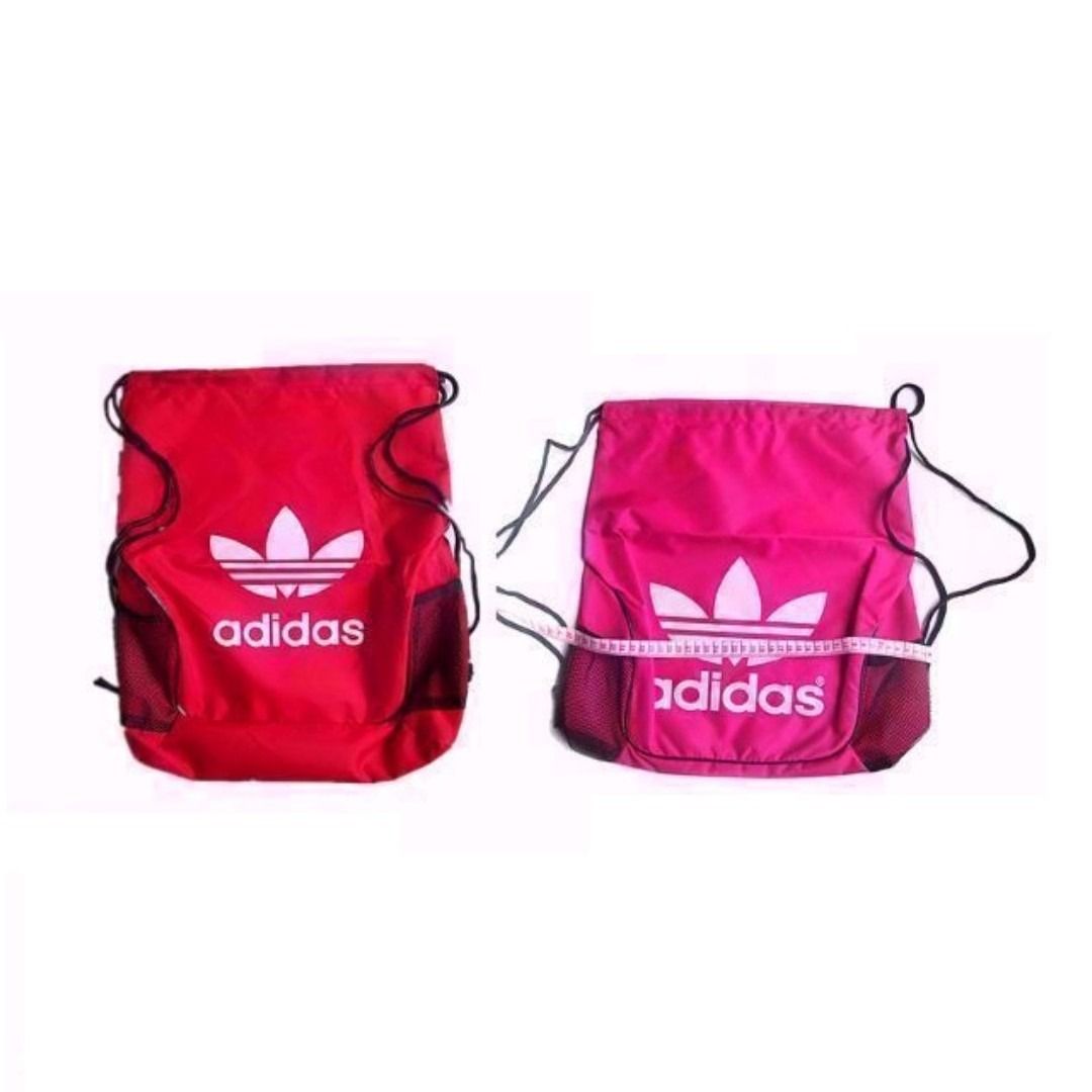 Adidas drawstring bag red outlet