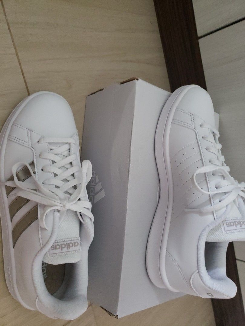 Adidas Grand Court Base, Women's Fashion, Footwear, Sneakers on Carousell