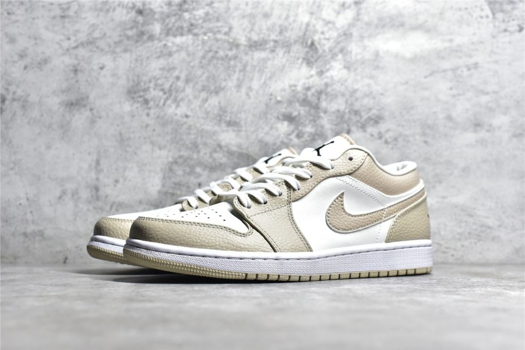Air Jordan 1 low Cream Yellow white shoes