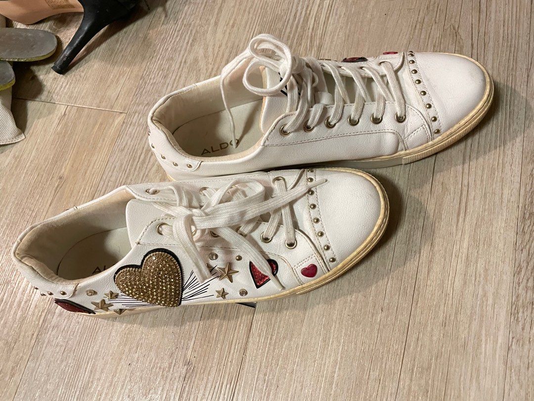 ALDO Women s Low Top Sneakers Love yourself series in Size 40 Women s Fashion Footwear Sneakers on Carousell