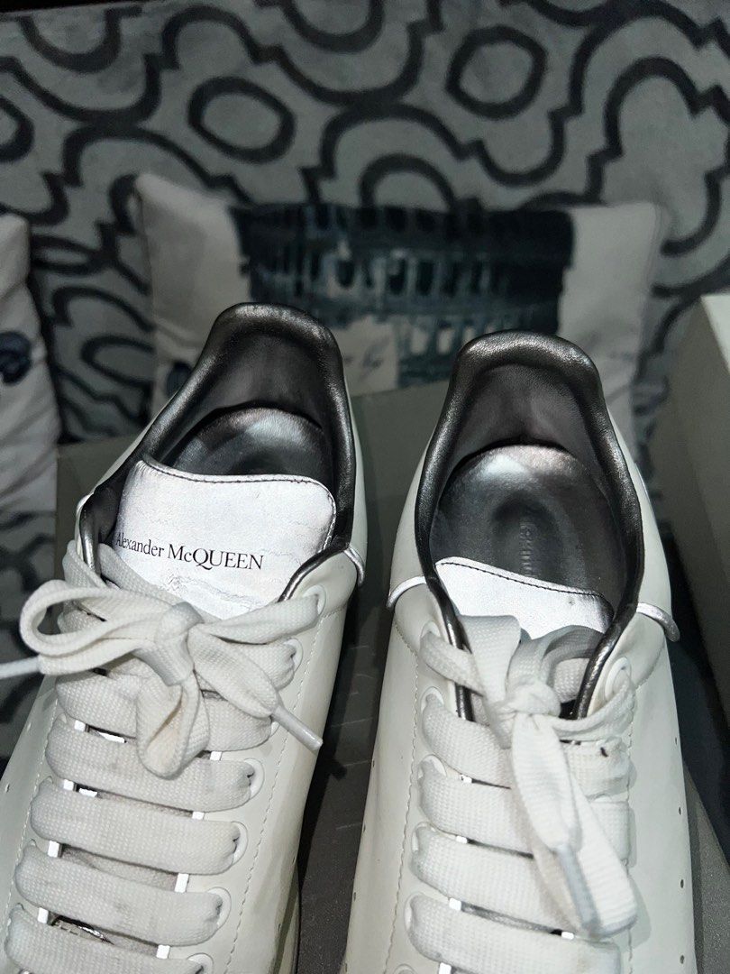 alexander mcqueen reflective sneakers womens