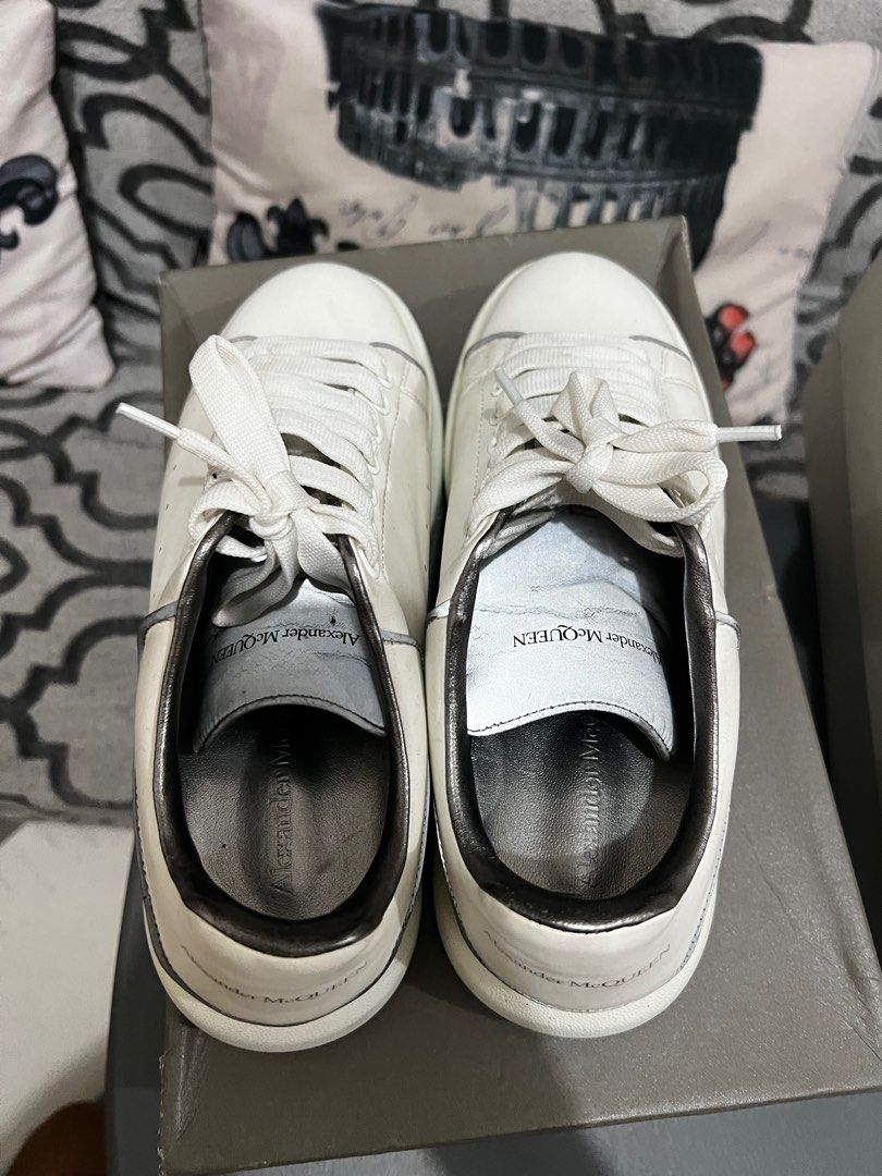alexander mcqueen reflective sneakers womens