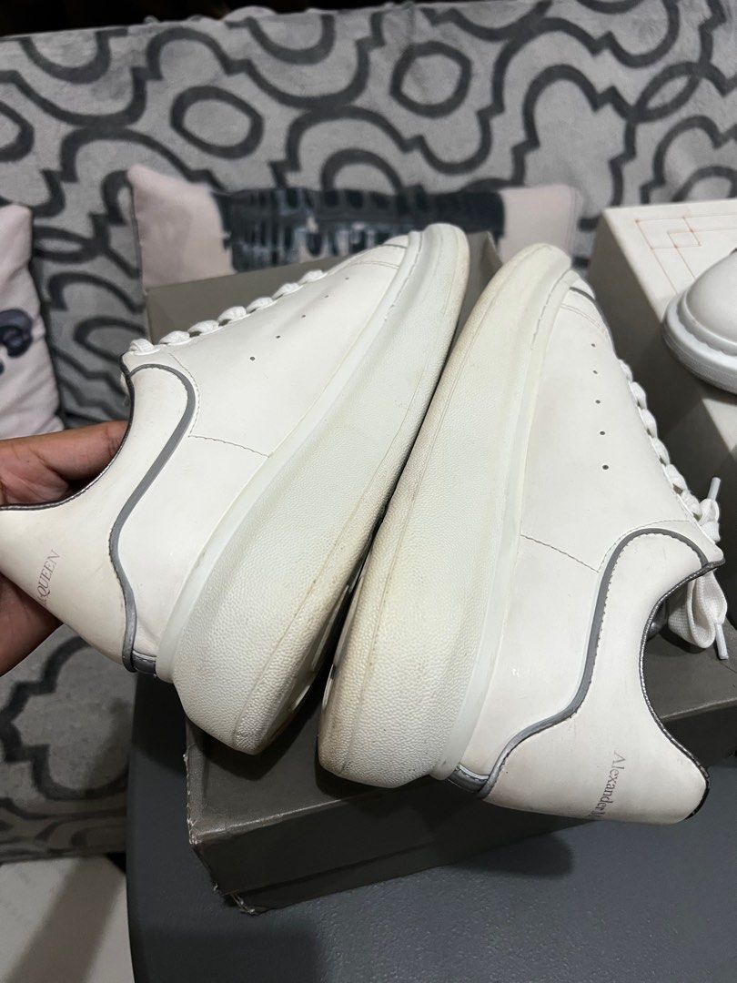 alexander mcqueen reflective sneakers womens