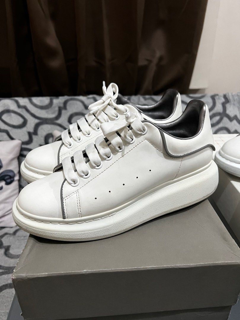 alexander mcqueen reflective sneakers womens