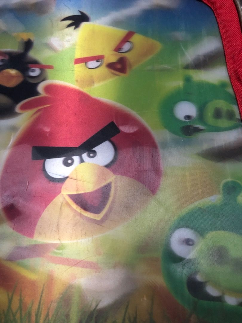 Angry Birds Backpack, Babies & Kids, Babies & Kids Fashion on Carousell