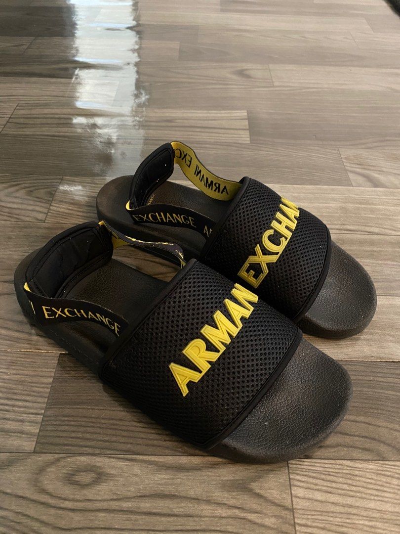 Armani exchange slipper online
