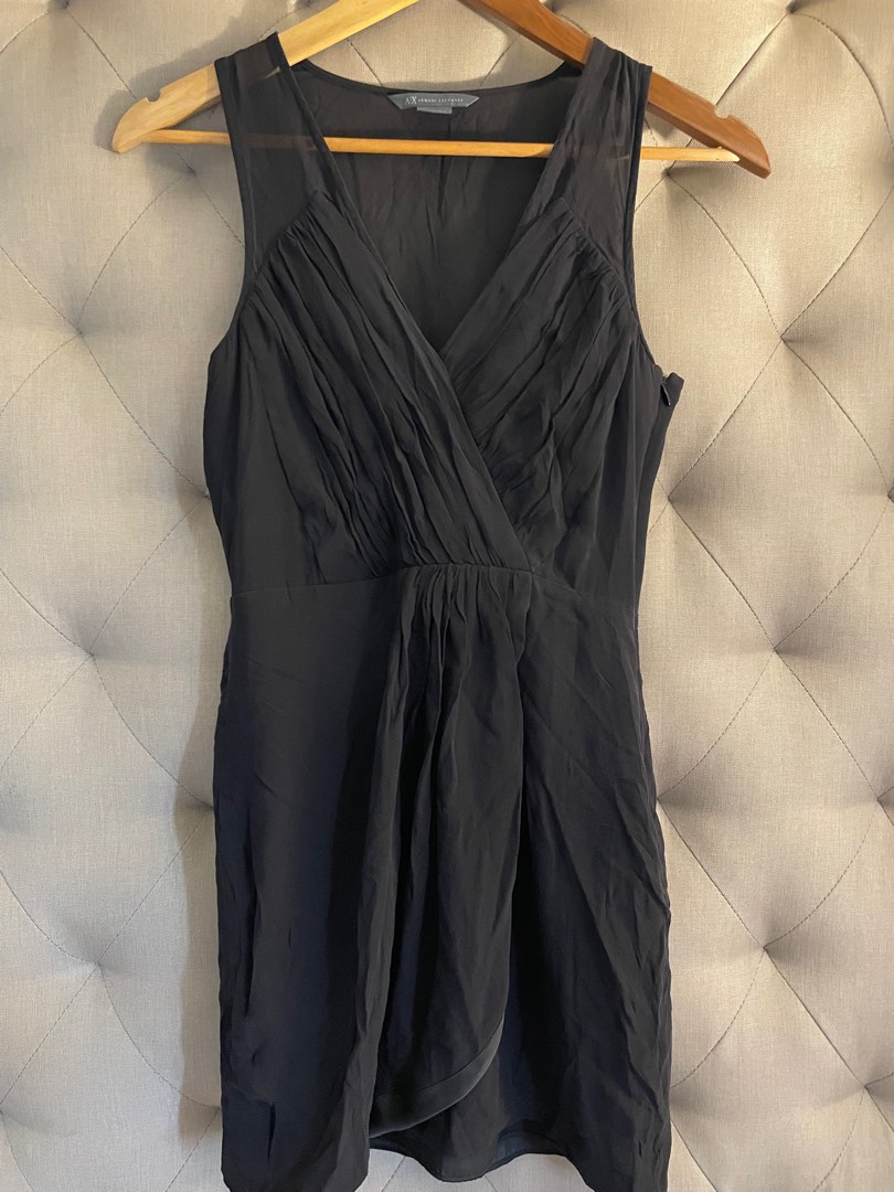 Armani Exchange Classic Short Black Dress, Women's Fashion, Dresses & Sets,  Dresses on Carousell