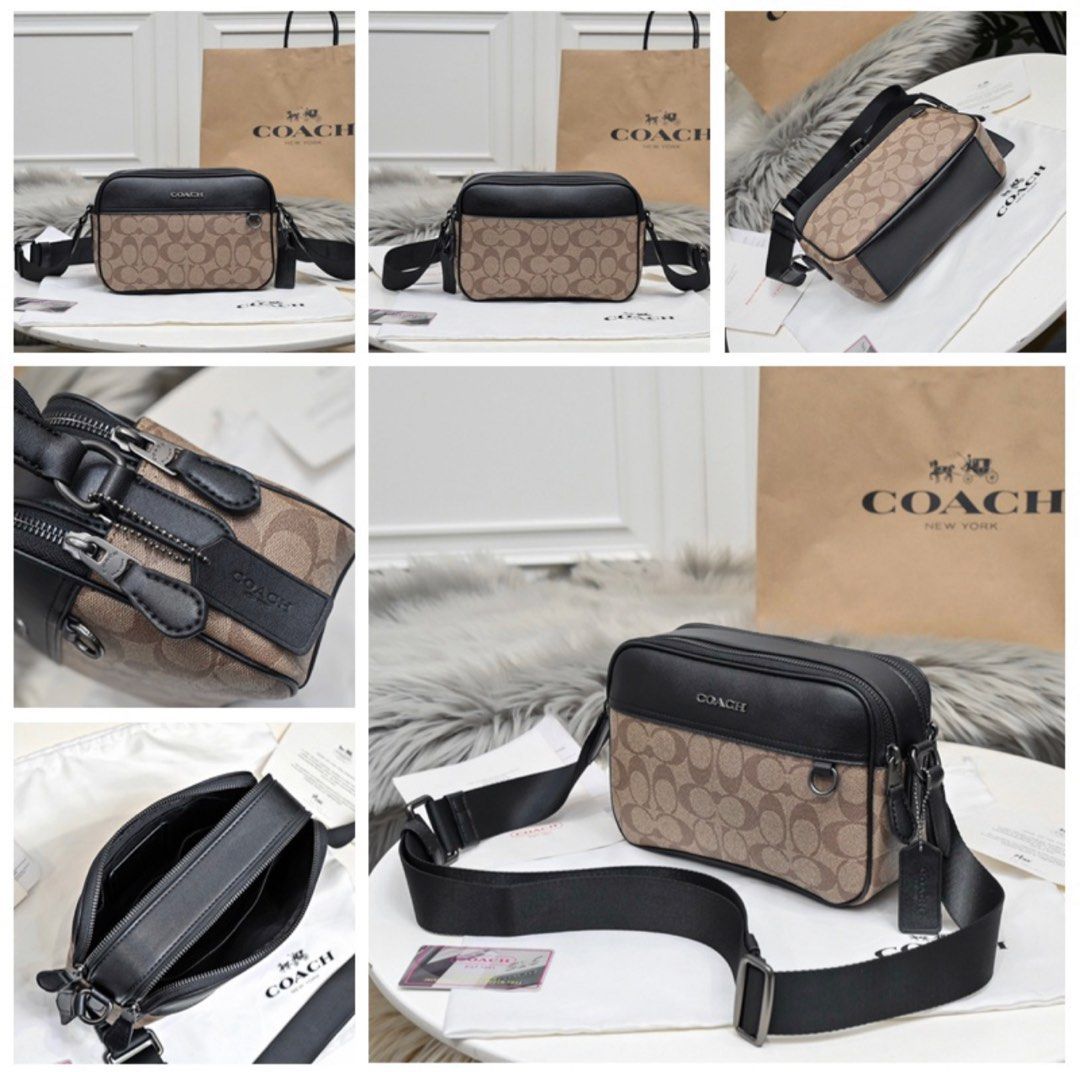 Authentic COACH men’s sling bag, Luxury, Bags & Wallets on Carousell