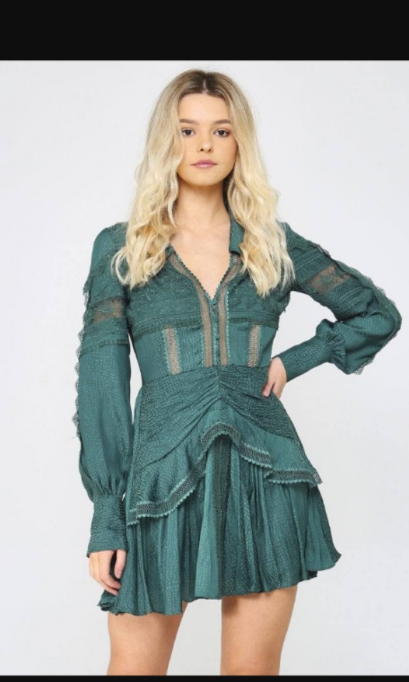 SELF-PORTRAIT - Woman - Green - Dress