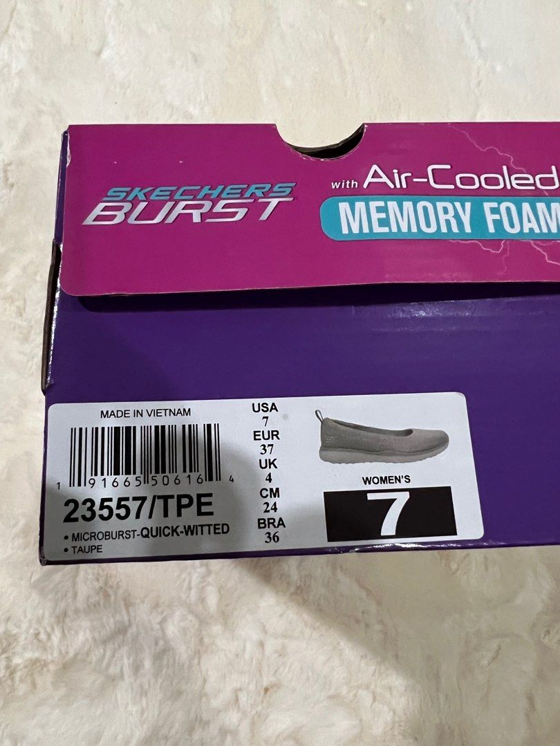 Authentic Sketchers Air Cooled Memory Foam Women Shoes Size 37